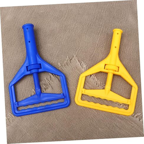 Mop Head 2pcs Commercial Microfiber Micro Fiber Mop Industrial Mop Commercial Mop Handle Mop and Bucket Plastic Roller Accessories Dragging Wet Mop in Saudi Arabia