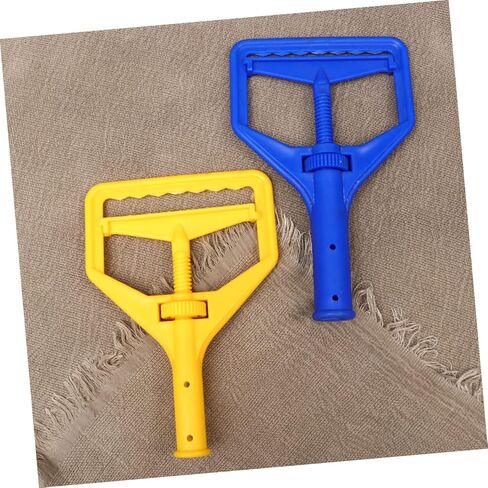 Mop Head 2pcs Commercial Microfiber Micro Fiber Mop Industrial Mop Commercial Mop Handle Mop and Bucket Plastic Roller Accessories Dragging Wet Mop in Saudi Arabia