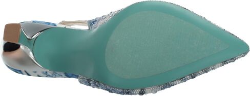Betsey Johnson Women's Clark Pump, Blue Floral, 10 in Saudi Arabia