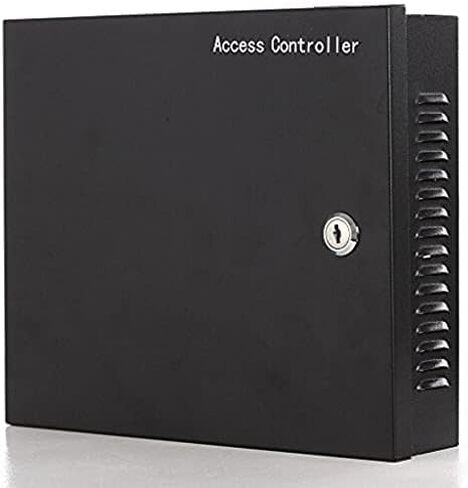 Waterproof Metal Keypad Reader Standard North American Strike Lock TCPIP 4 Doors Access Control Systems 110-240V Power Box +RFID Key Fob/Card in Kuwait