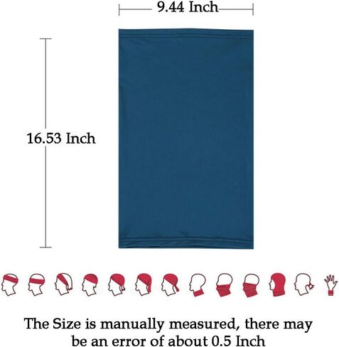 2 PCS AliPlus Neck Gaiter Face Mask Balaclava Breathable Lightweight Men Women Sun UV Protection in Saudi Arabia