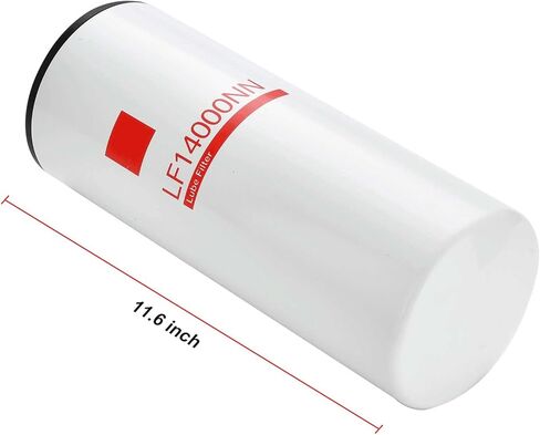 فلتر زيت فلتر الوقود يحل محل مرشحات الصيانة LF14000NN المتوافقة مع محرك Cummins ISX ISX 15 in Kuwait