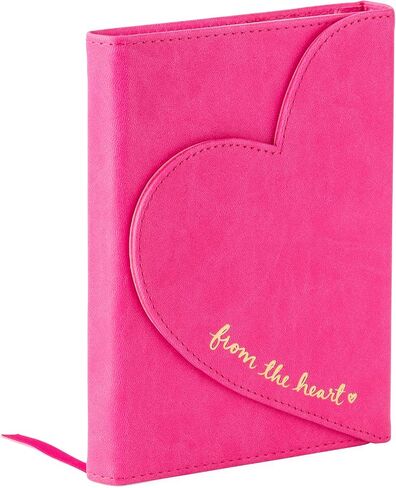 Eccolo Dayna Lee Love Journal & Notebook With Magnetic Heart Flap, 256 Acid-Free Ruled Pages (Hot Pink - From The Heart) - 5.5-x-7-inch in Saudi Arabia