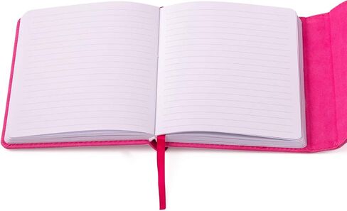 Eccolo Dayna Lee Love Journal & Notebook With Magnetic Heart Flap, 256 Acid-Free Ruled Pages (Hot Pink - From The Heart) - 5.5-x-7-inch in Saudi Arabia