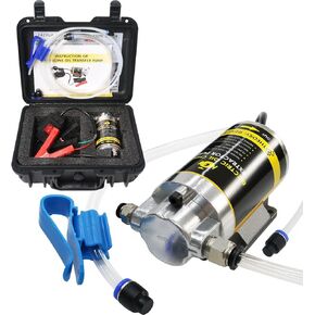 Electric Oil Extractor Pump, Engine Oil Change Pump 12/24V, Transmission Suction Pump with 100W Motor & Longer Hose, Oil Transfer Pump for Hydraulic, Differential, Gear, Lubricating Oil in Saudi Arabia