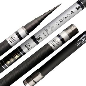 26Ft 29Ft 32Ft 35Ft 37Ft 40Ft Telescopic Fishing Rod Ultralight Travel Fishing Rod,Portable Collapsible Bass Crappie Rod,1 Piece Carbon Fiber Inshore Stream Trout Pole Free Tip in Saudi Arabia
