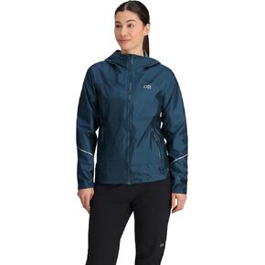 Outdoor Research Women's Helium Rain Jacket, Titanium, M in Saudi Arabia