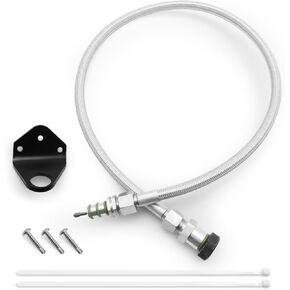 HAHAHA 8L90E 8L45E Transmissions Dipstick. Stainless Steel Braided Aluminium Automatic Transmission Fluid Locking Flexable Dipsticks 22173 Compatible with GM Trucks 2015-2024 with The Transmissions. in Kuwait