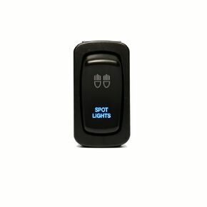 Rear Light Rocker Switch ON-Off SPST Compatible with Polaris Ranger XP1000 /SP570 Crew 2018-2026, with Dual Blue LED in Saudi Arabia