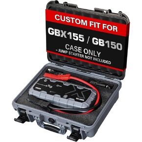 Case for NOCO Boost X GBX155 GB150, Waterproof Hard Shell Carrying Case with Custom Pre-Cut Foam, Shockproof Protective Travel Storage Box, Fits Charger/Clamps/Cables & Accessories, Case Only in Saudi Arabia