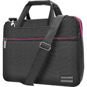 Business Briefcase Bag for 13 inch Laptops, Water-Resistant Shoulder Messenger Bag for Office Meetings and Commute, Collapsible Handles and Crossbody Strap, compatible with Chromebook Spin 513 in Saudi Arabia