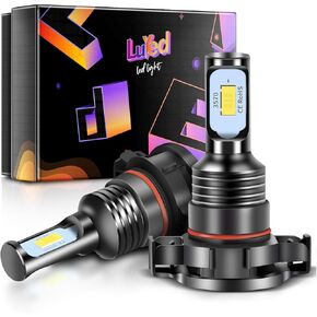 LUYED أحدث 880 مصابيح ضباب LED، 6500K زينون أبيض ساطع للغاية 886 890 892 893 مصابيح ضباب بديلة لمبات LED، التوصيل والتشغيل، حزمة من 2 in Kuwait