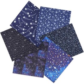 6 Pcs Yellow Bee Cotton Fat Quarters Fabric Bundle 18 x 20 Inch – DIY Craft Fabric for Quilting Sewing & Bee Theme Party Decor in Saudi Arabia