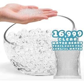 ANZON MORIES Clear Deco Granules 3 Size Options (Trail Pack), Wedding Centerpiece Table Home Decoration (16999, S 0.31-0.35in) in Saudi Arabia