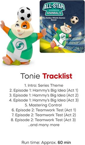 Tonies All Star Animals - The Golden Whistle Games: Soccer Audio Toy Figurine in Kuwait