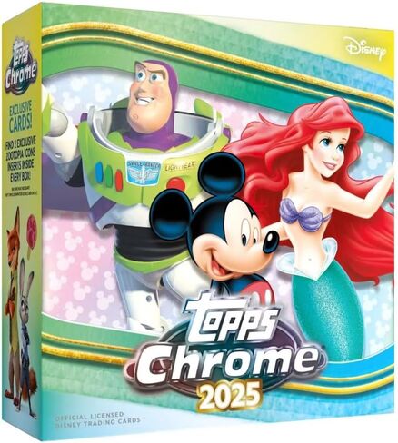 2025 Topps Chrome Disney Mega Box Sealed 15 Packs in Kuwait