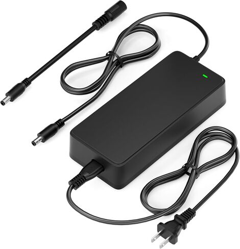 UL Listed 54.6V 2A Battery Charger Power Supply for 48V Lithium Battery, DC 5.5x2.1/5.5x2.5mm Connector Bicycle eBike Power Adapter Compatible with Lectric XP 1.0/2.0/3.0, XPremium in Saudi Arabia