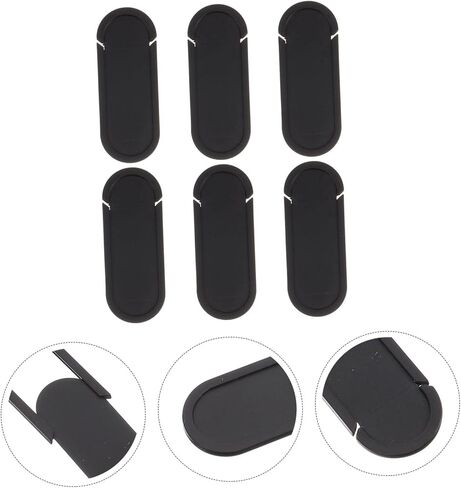 6pcs Webcam Cover Slide for Laptop and Tablet Ultra-Thin Privacy Cover for Computer Cameras White Color Protects Privacy for Computers in Saudi Arabia