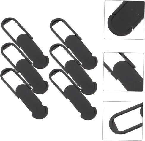 6pcs Webcam Cover Slide for Laptop and Tablet Ultra-Thin Privacy Cover for Computer Cameras White Color Protects Privacy for Computers in Saudi Arabia