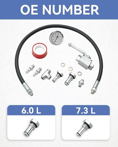 for Ford 6.0L-7.3LPowerstroke Diesel High Pressure Oil System IPR Air Test Tool Heavy-Duty Air Test Fitting for HPOP Leak Diagnosis in Saudi Arabia