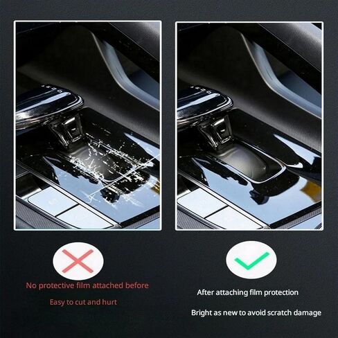 Car Gearbox Film Dashboard Panel Protective Film TPU Car Center Control Navigation Screen Protective Film,for Audi A6 A7 C8 2019-2023 in Kuwait