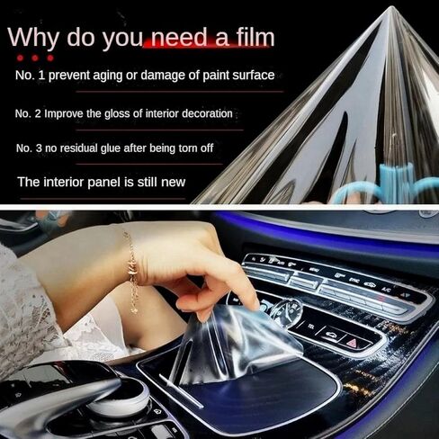 Car Gearbox Film Dashboard Panel Protective Film TPU Car Center Control Navigation Screen Protective Film,for Audi A6 A7 C8 2019-2023 in Kuwait