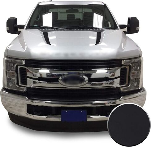 Hood Spears Stripes Vinyl Decal Overlay Wrap Trim Inserts Sticker Compatible with and Fits Super Duty F250 F350 F450 2017 2018 2019 - Matte Red in Kuwait