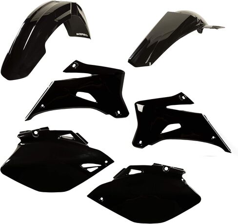 مجموعة بلاستيكية طبق الأصل من Acerbis باللون الأسود متوافقة مع Yamaha YZ250F/YZ450F 2006-2009 - 2071110001 in Kuwait