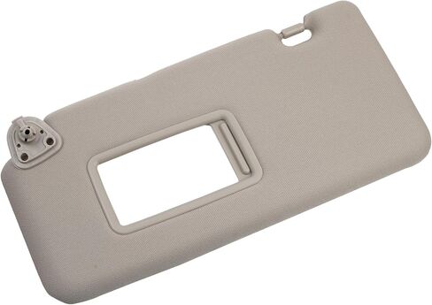 Dasbecan Driver Side Sun Visor Compatible with Nissan Versa 2007-2012 Tiida 2004-2012 Sun Protection Shade Makeup Mirror OE Replaces 96401-EL31A 96401EL31A Gray in Kuwait