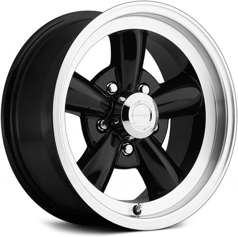 Vision 141 Legend 5 Gloss Black Machined Lip Wheel with Machined Finish (15x8"/5x127mm) in Kuwait