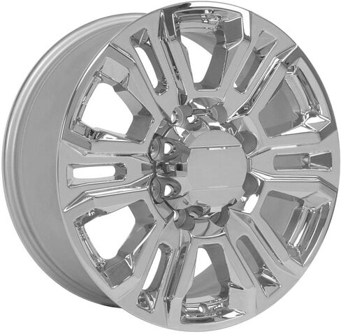 إطارات OE Wheels CV70B مقاس 20 بوصة تناسب طراز سييرا 2500/3500 دينالي 8x180 20x8.5 كروم - هولاندر 5957 (1) in Kuwait