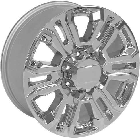 إطارات OE Wheels CV70B مقاس 20 بوصة تناسب طراز سييرا 2500/3500 دينالي 8x180 20x8.5 كروم - هولاندر 5957 (1) in Kuwait