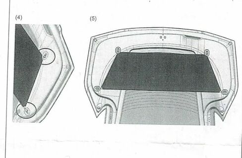 Trunk Security Upper Cargo Shade Cover for Corvette C7 Z06 Z51 2014-2019 in Kuwait