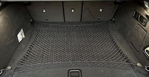 شبكة شحن منظم صندوق السيارة الخلفي لسيارة BMW iX 2022-2026 - شبكة شحن على الطراز الأرضي لسيارات الدفع الرباعي - شبكة تخزين مرنة ممتازة لتنظيم صندوق السيارة - متوافقة مع iX in Kuwait
