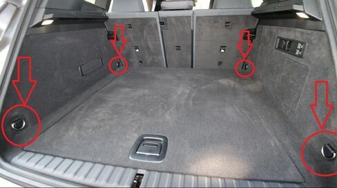 شبكة شحن منظم صندوق السيارة الخلفي لسيارة BMW iX 2022-2026 - شبكة شحن على الطراز الأرضي لسيارات الدفع الرباعي - شبكة تخزين مرنة ممتازة لتنظيم صندوق السيارة - متوافقة مع iX in Kuwait