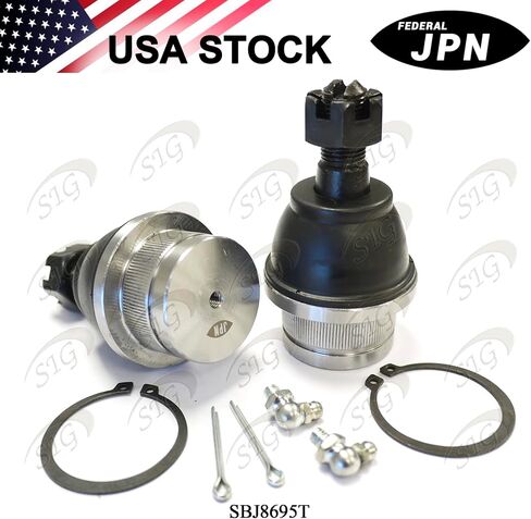 10PC Front Suspension Kit Front Left & Right Upper Control Arm & Lower Ball Joint & Sway Bar Link & Steering Inner & Outer Tie Rod End Compatible with 1997 1998 1999 Ford F-250 4WD Ref# K8722 K8724 in Saudi Arabia