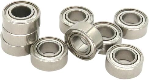 10 Pieces SMR105ZZ 5x10x4 Hybrid Ceramic Bearing SMR105 ZZ 5 * 4 Stainless Steel Ball for rc car and Reel in Kuwait