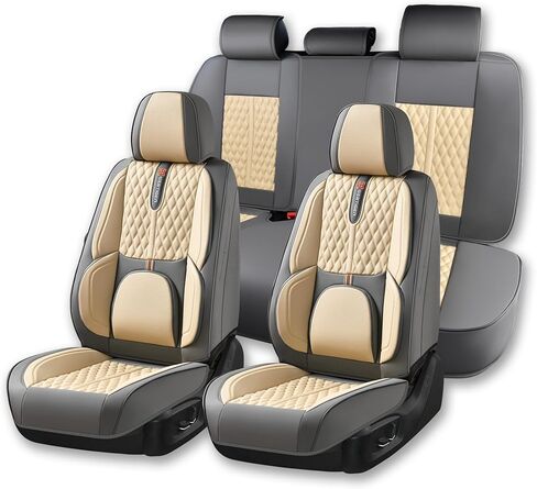 for Nissan Rogue 2008-2026 Car Seat Covers, Black Car Seat Covers, Waterproof Leather, Full Set of 5 Seats, Easy to Clean and Install, Wear Resistance, Protect and Upgrade Seats in Saudi Arabia
