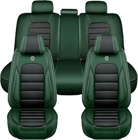 Universal Car Seat Covers for Kia Sportage Plug-In Hybrid 2023-2026 Anti-Slip Seat Covers,Waterproof Faux Leather Full Coverage Car Seat Protectors Interior Accessories(2Pcs Standard/Gray&White) in Saudi Arabia