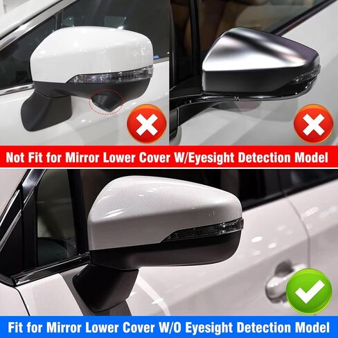 1PC Compatible with Subaru Impreza Mirror Bottom Cover 2017-2023/Legacy/Outback 2018 2019/Ascent 2019-2023, Clip-on Replace for 91054FL20A Driver Side Subaru Ascent Mirror Lower Cover-Left in Saudi Arabia