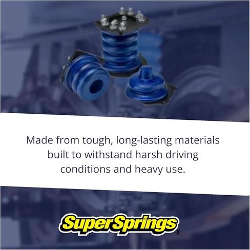 نظام مساعد التعليق الخلفي Super Springs لشاحنات 2500 و3500 كاملة الحجم باللون الأزرق | ترقية تعليق دعم التحميل | يقلل من الترهل ويحسن الاستقرار والتحكم | SSR-203-40-2 in Kuwait