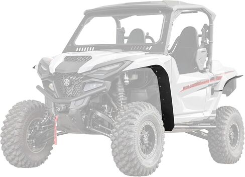 SuperATV Fender Flares/Mud Guards/Mud Flares Compatible with 2021+ Yamaha Wolverine RMAX 2 1000 | Extreme Durability | Protect Against Rocks, Dirt, Sand, & Other Flying Debris | USA Made in Saudi Arabia