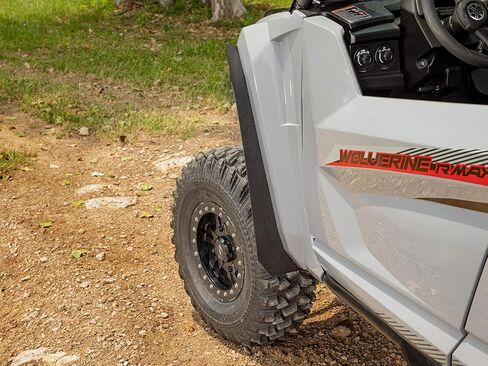 SuperATV Fender Flares/Mud Guards/Mud Flares Compatible with 2021+ Yamaha Wolverine RMAX 2 1000 | Extreme Durability | Protect Against Rocks, Dirt, Sand, & Other Flying Debris | USA Made in Saudi Arabia