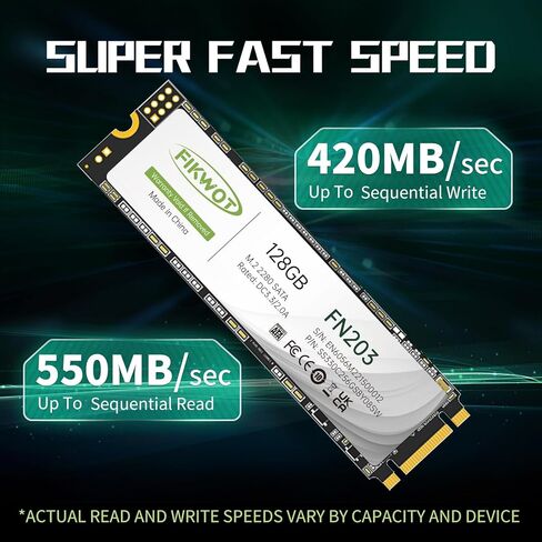 FN960 2TB M.2 NVMe SSD PCIe Gen4 x4 2280 Internal Solid State Drive with Heatsink, Up to 4,800MB/s, Dynamic SLC Cache, Compatible with PS5 Internal SSD in Saudi Arabia