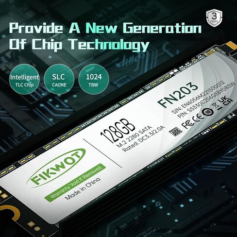 FN960 2TB M.2 NVMe SSD PCIe Gen4 x4 2280 Internal Solid State Drive with Heatsink, Up to 4,800MB/s, Dynamic SLC Cache, Compatible with PS5 Internal SSD in Saudi Arabia