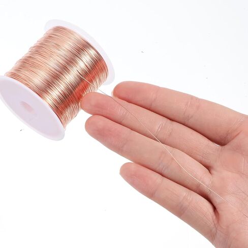 28 Gauge Wire for Jewelry Making 328FT/0.3mm Copper Wire Pure Copper Jewelry Beading Wires Coppers Jewelrys Wires Soft Metal Plant Stem Ties for Beading Sculpting Gardening Crafting in Kuwait