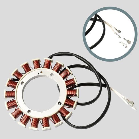 15 AMP Stator Kit for Kohler K482 K532 K582 K161 K181 K241 K301-K341, CH11-CH15 CH18-CH25 CH25S CH20S CH20 CH730 M10 M12 M14, Replaces AM33426 234859 237329 237878-S 54-755-09-S in Saudi Arabia