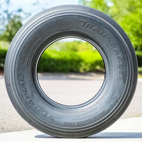 مجموعة من 4 (أربعة) إطارات شعاعية Transeagle ST Radial مصنوعة بالكامل من الفولاذ عالي التحمل للمقطورة - ST225/75R15 225/75/15 225/75-15 123/119L نطاق تحميل G LRG 14-Ply BSW جدار جانبي أسود in Kuwait
