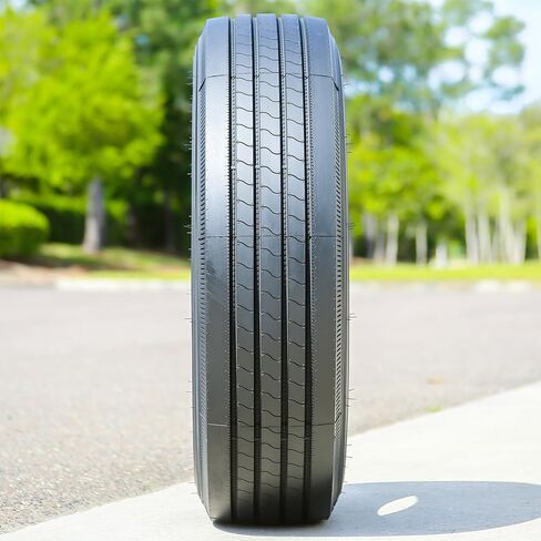 مجموعة من 4 (أربعة) إطارات شعاعية Transeagle ST Radial مصنوعة بالكامل من الفولاذ عالي التحمل للمقطورة - ST225/75R15 225/75/15 225/75-15 123/119L نطاق تحميل G LRG 14-Ply BSW جدار جانبي أسود in Kuwait