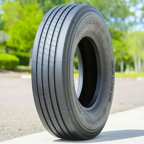 مجموعة من 4 (أربعة) إطارات شعاعية Transeagle ST Radial مصنوعة بالكامل من الفولاذ عالي التحمل للمقطورة - ST225/75R15 225/75/15 225/75-15 123/119L نطاق تحميل G LRG 14-Ply BSW جدار جانبي أسود in Kuwait